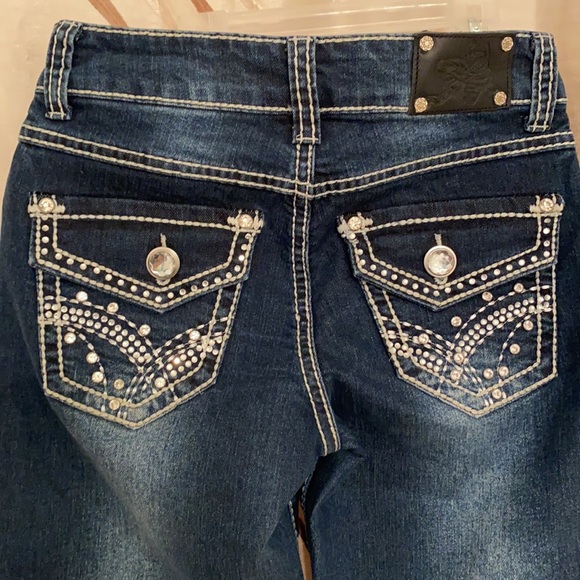 Girls size 12 Wired Heart jeans NWOT - Picture 3 of 12